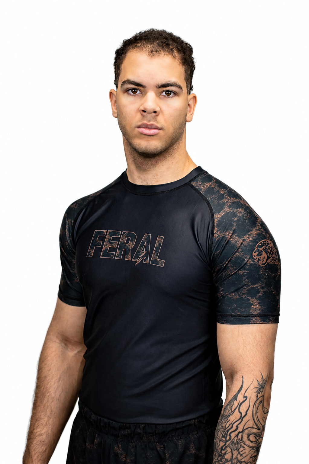 Rashguard - Panthère noire (short sleeve)